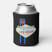 Las Vegas Teken zwart Blikjeskoeler (Blikje Achterkant)