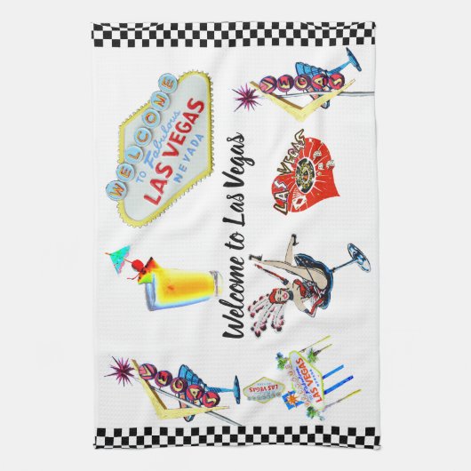 Las Vegas Theedoek (Verticaal)
