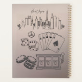 Las Vegas-thema bruiloft Planner (Achterkant)