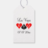 Las Vegas thema dank u huwelijksgunst cadeau label Cadeaulabel (Voorkant)