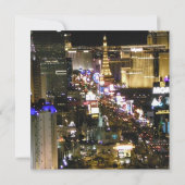 Las Vegas Theme 60th Birthday Party Kaart (Achterkant)