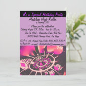 Las Vegas Theme Birthday Party Kaart (Staand voorkant)