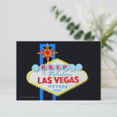 Las Vegas Theme Party RSVP bijlage (Staand voorkant)