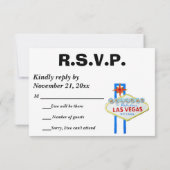 Las Vegas Theme Party RSVP bijlage (Achterkant)