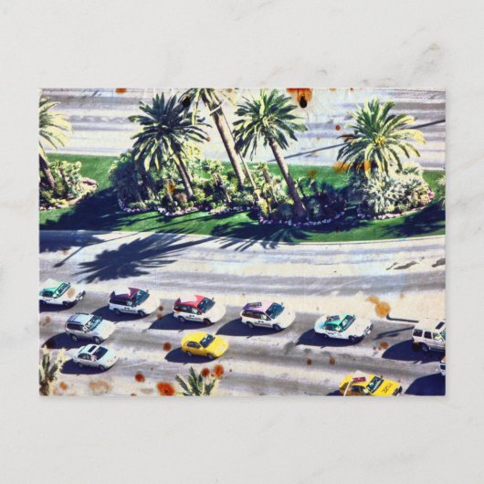 Las Vegas Traffic Briefkaart (Voorkant)