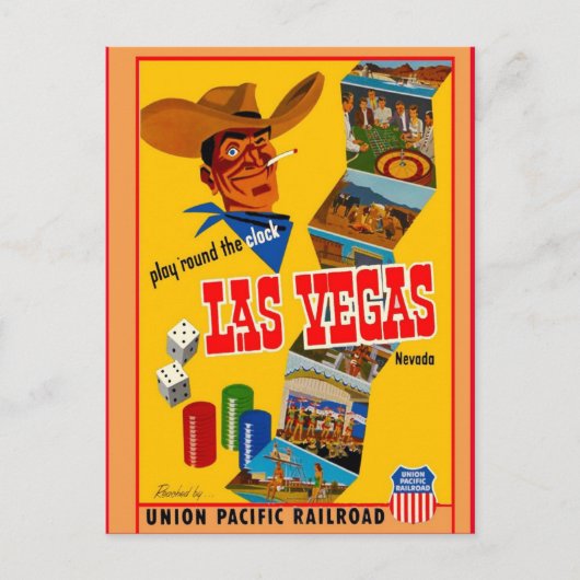  Las Vegas Travel Briefkaart (Voorkant)