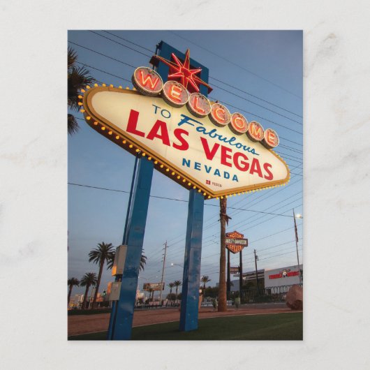 Las Vegas Travel Briefkaart (Voorkant)