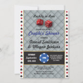 Las Vegas Trouwcasino Koppels Bruiloft Bruidsfeest Kaart (Voorkant)