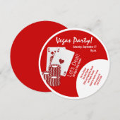 las vegas - uitnodiging (Voorkant / Achterkant)