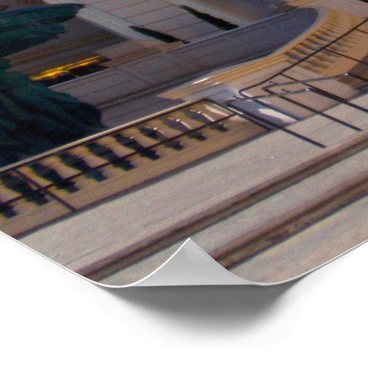 Las Vegas Uitzicht van Monte Carlo Poster (Hoek)