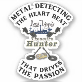 Las Vegas Urban Treasure Hunter Logo Sticker