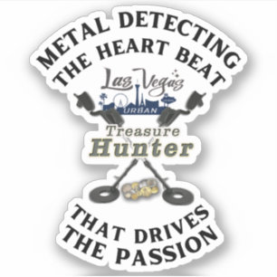 Las Vegas Urban Treasure Hunter Logo Sticker