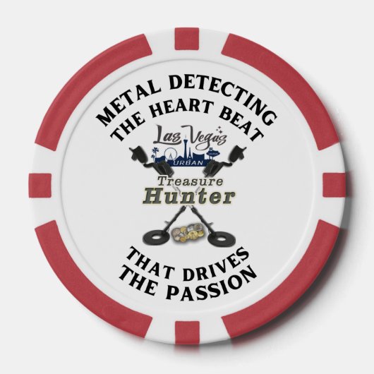Las Vegas Urban Treasure Hunter Poker Chips (Voorkant)