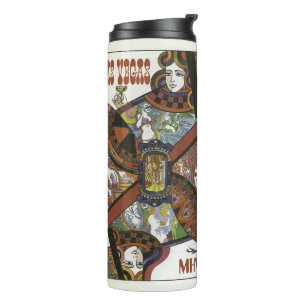 Las Vegas USA  aangepaste monogram tumbler Thermosbeker