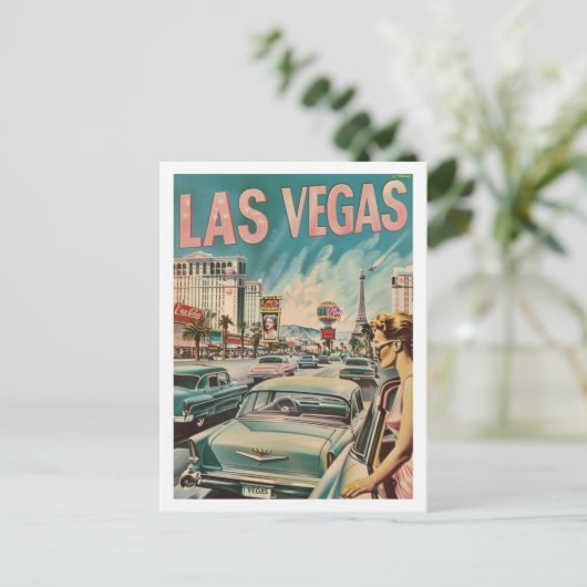Las Vegas USA  bekende reisplaats Briefkaart (Staand voorkant)