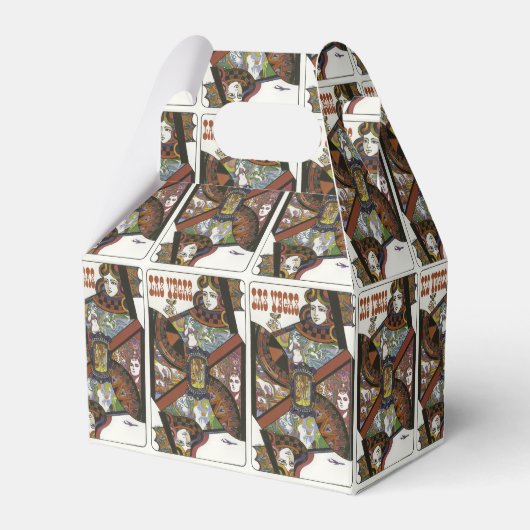 Las Vegas USA Vintage Travel gunstbox Bedankdoosjes (Voorkant Zijde)