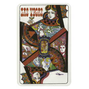 Las Vegas USA Vintage Travel magnet Magneet