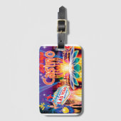 Las Vegas Vacation Bagagelabel (Voorkant (verticaal))