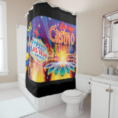 Las Vegas Vacation Douchegordijn (In situ)