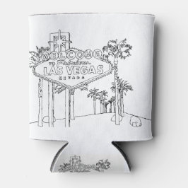 Las Vegas Vacation Drawing Vacation Art Traveling Blikjeskoeler