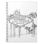 Las Vegas Vacation Drawing Vacation Art Traveling Notitieboek (Voorkant)