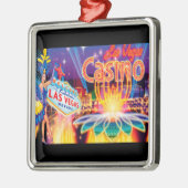 Las Vegas Vacation Metalen Ornament (Links)