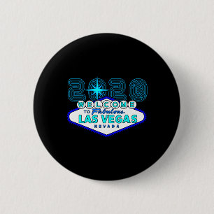 Las Vegas Vakantie Bord Ronde Button 5,7 Cm