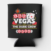 Las Vegas Vakantie Dude Crew Jongens Trip Las Vega Blikjeskoeler (Voorkant)