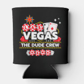 Las Vegas Vakantie Dude Crew Jongens Trip Las Vega Blikjeskoeler (Achterkant)