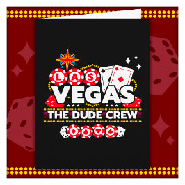 Las Vegas Vakantie Dude Crew Jongens Trip Las Vega Kaart