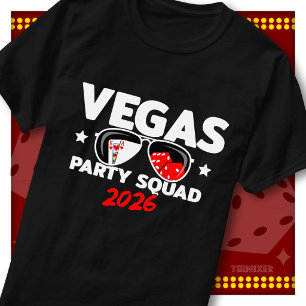 Las Vegas Vakantie Feest Team Bemanning Vegas 2026 T-shirt