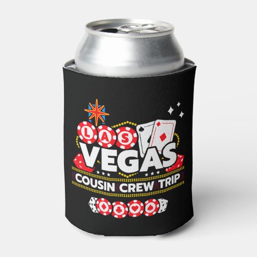 Las Vegas Vakantie neef Crew Las Vegas Blikjeskoeler (Blikje Voorkant)