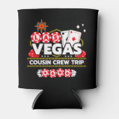 Las Vegas Vakantie neef Crew Las Vegas Blikjeskoeler (Voorkant)