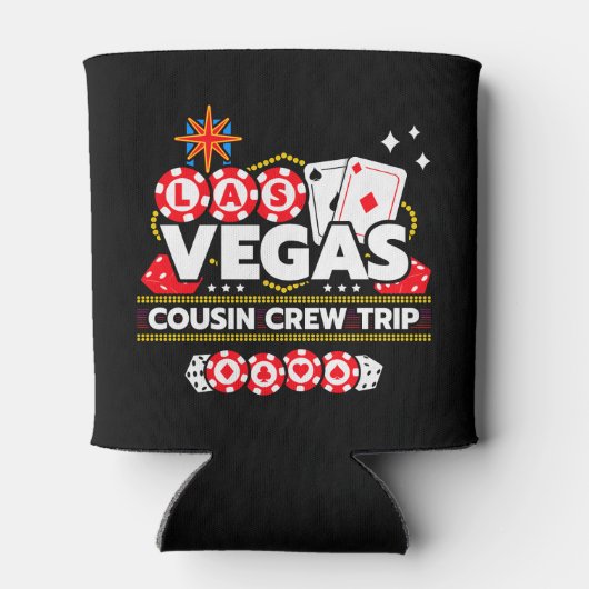 Las Vegas Vakantie neef Crew Las Vegas Blikjeskoeler (Achterkant)