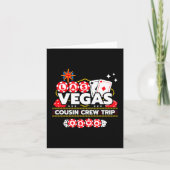 Las Vegas Vakantie neef Crew Las Vegas Kaart (Voorkant)
