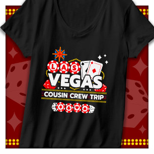 Las Vegas Vakantie neef Crew Las Vegas T-shirt