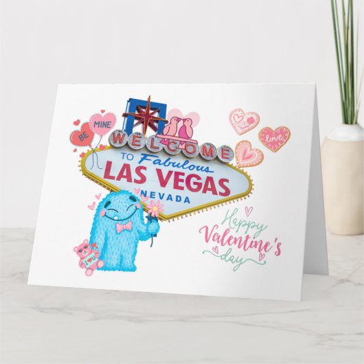 Las Vegas Valentijn grote Kaart (Voorkant)