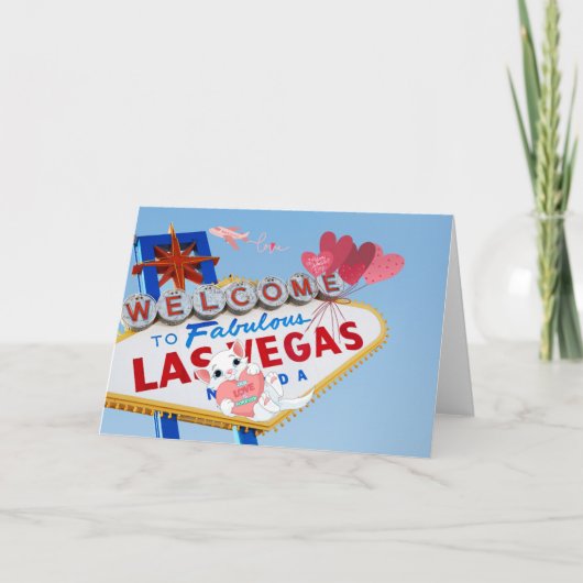 Las Vegas Valentijn Kaart (Voorkant)