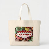 Las Vegas Valentijnsdag Goodie Bag Grote Tote Bag (Voorkant)