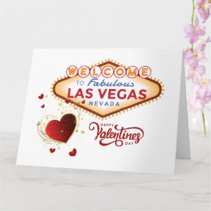 Las Vegas Valentijnsdag kaart