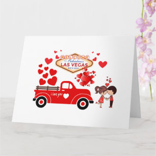 Las Vegas Valentijnsdag kaart