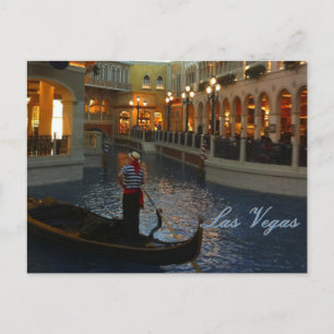 Las Vegas Venetian Canal Briefkaart
