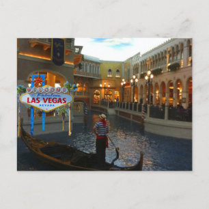 Las Vegas Venetian Gondola Briefkaart