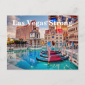 Las Vegas Venetian Hotel Floating Gondolas Briefkaart (Voorkant)