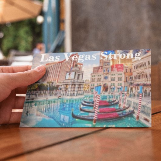 Las Vegas Venetian Hotel Floating Gondolas Briefkaart