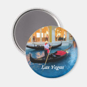 Las Vegas Venetië gondelaars magneet (Voorkant / Achterkant)