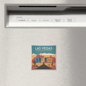 Las Vegas Verenigde Staten vintage Magneet (Insitu (Vaatwasser))