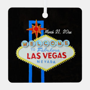 Las Vegas Verjaardag 21 Hanger Keramiek Ornament
