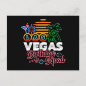 Las Vegas Verjaardag - Vegas Verjaardag Squad Briefkaart (Voorkant)