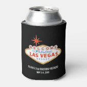 Las Vegas Verjaardag Weekend Party Favor Custom Blikjeskoeler (Blikje Voorkant)